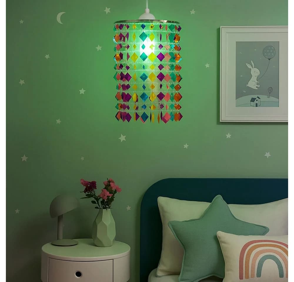 ETC-SHOP Smarte LED Hängeleuchte mit RGB, App-Steuerung & Timer - Bild 3