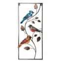 ETC-SHOP Wandbild Metall 2er Set Bunt Vogel Design Bild 3