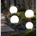 ETC-SHOP Solarkugeln Set 4-tlg. Weiß LED Solarleuchte Garten Bild 4