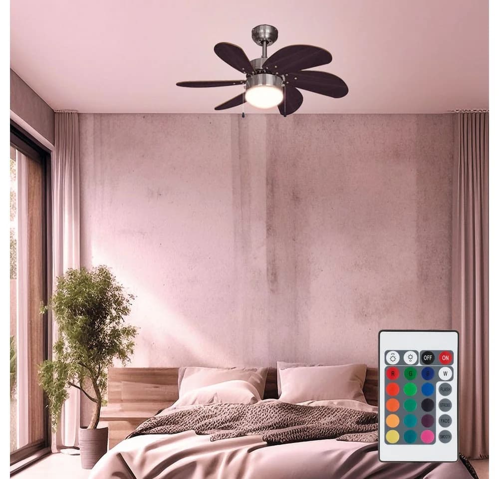 ETC-SHOP Deckenventilator mit RGB LED Beleuchtung & Fernbedienung - Bild 2