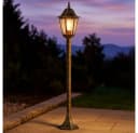ETC-SHOP LED Außen-Stehlampe Bronze mit Leuchtmittel Bild 1