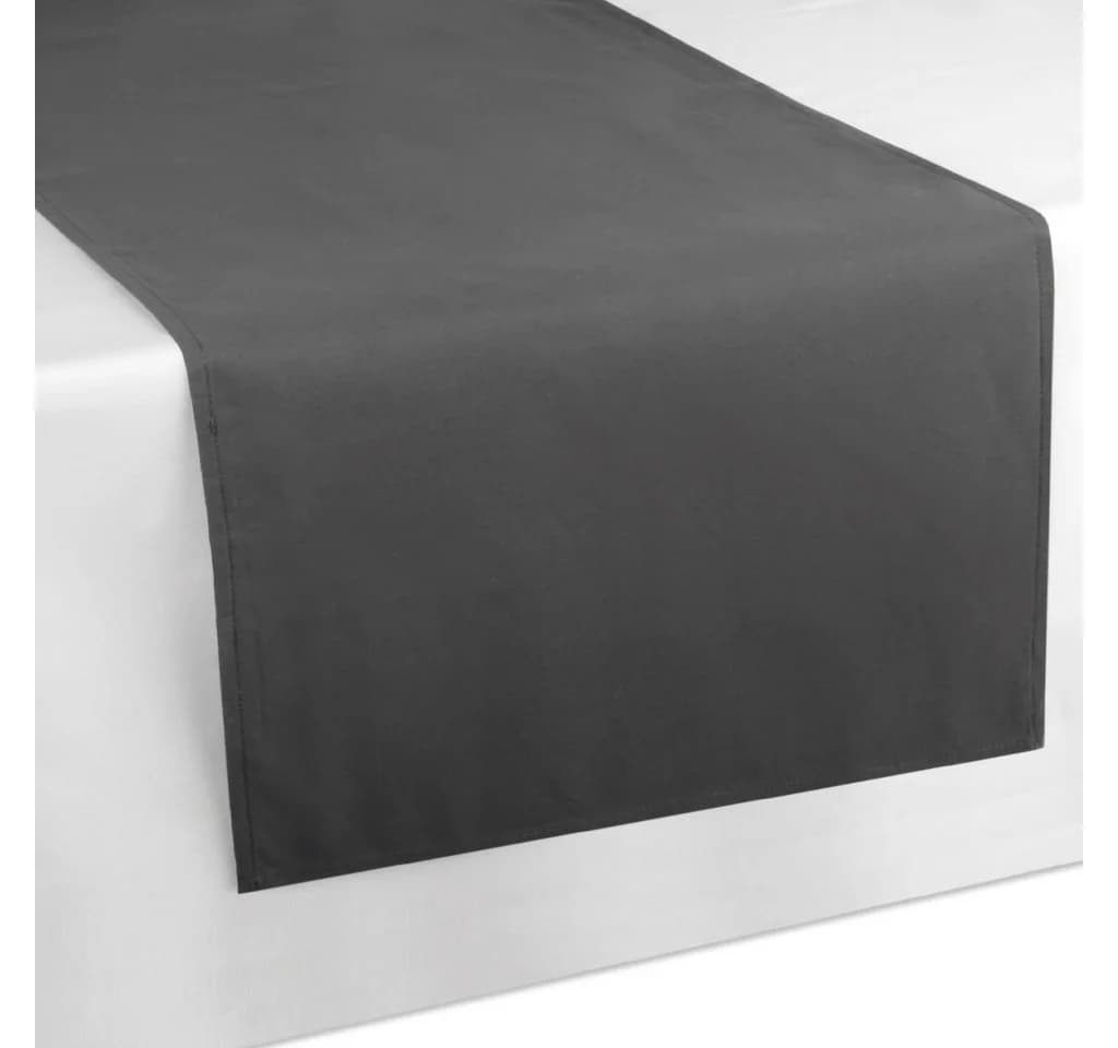 Bestlivings Tischläufer Ellen 140x40cm Anthrazit Polyester Tischdeko - Bild 2