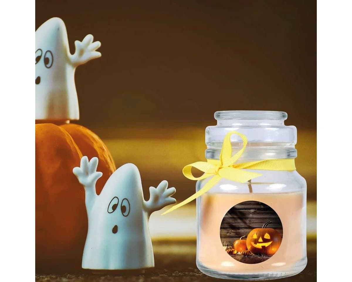 HS Candle Duftkerze Halloween Coconut-Limes im Bonbon-Glas