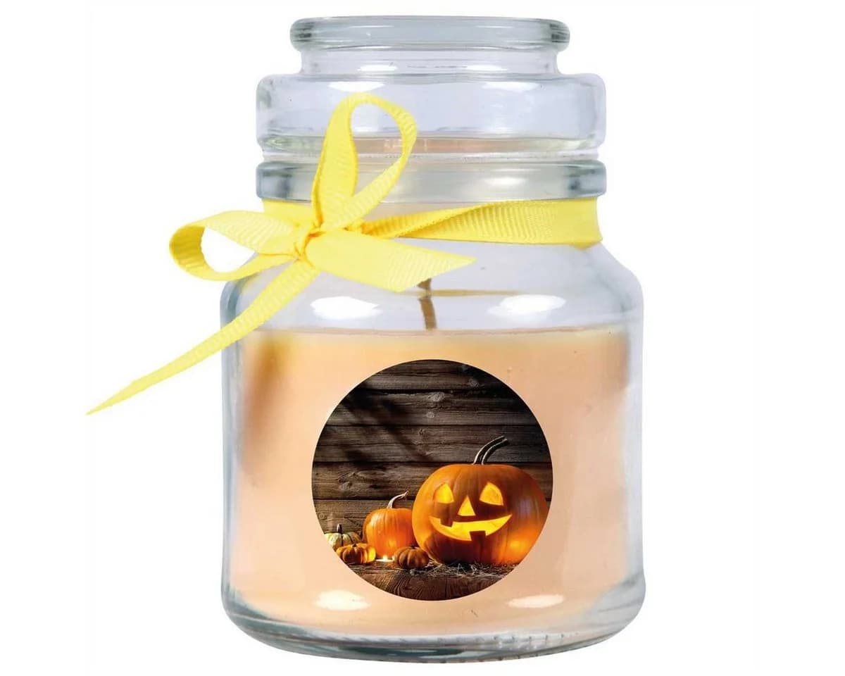 HS Candle Duftkerze Halloween Coconut-Limes im Bonbon-Glas - Bild 2