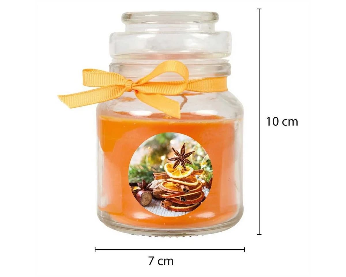 HS Candle Duftkerze Weihnachten Coconut-Limes im Bonbon-Glas