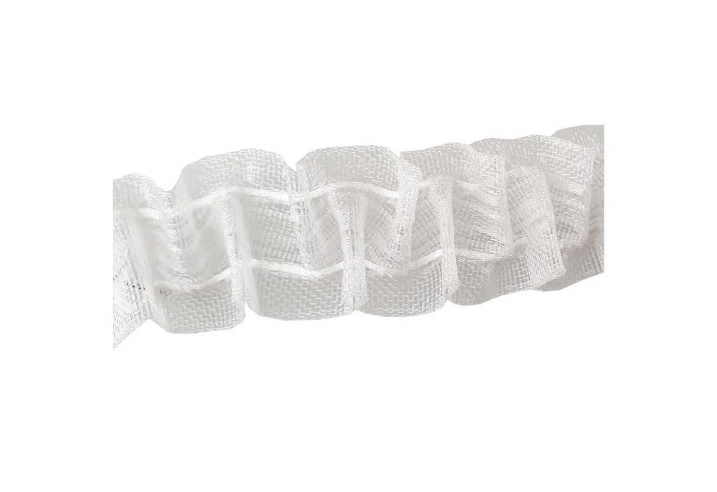 Bestlivings Smokband 25mm Transparent Faltenband 1:2,5 - Bild 2