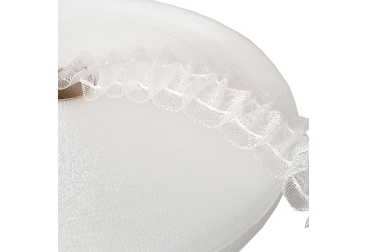 Bestlivings Smokband 25mm Transparent Faltenband 1:2,5 - Bild 4