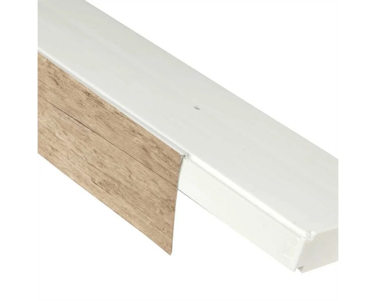 Bestlivings Gardinenschiene Blende Braun Kunststoff Klemmfix - Bild 4