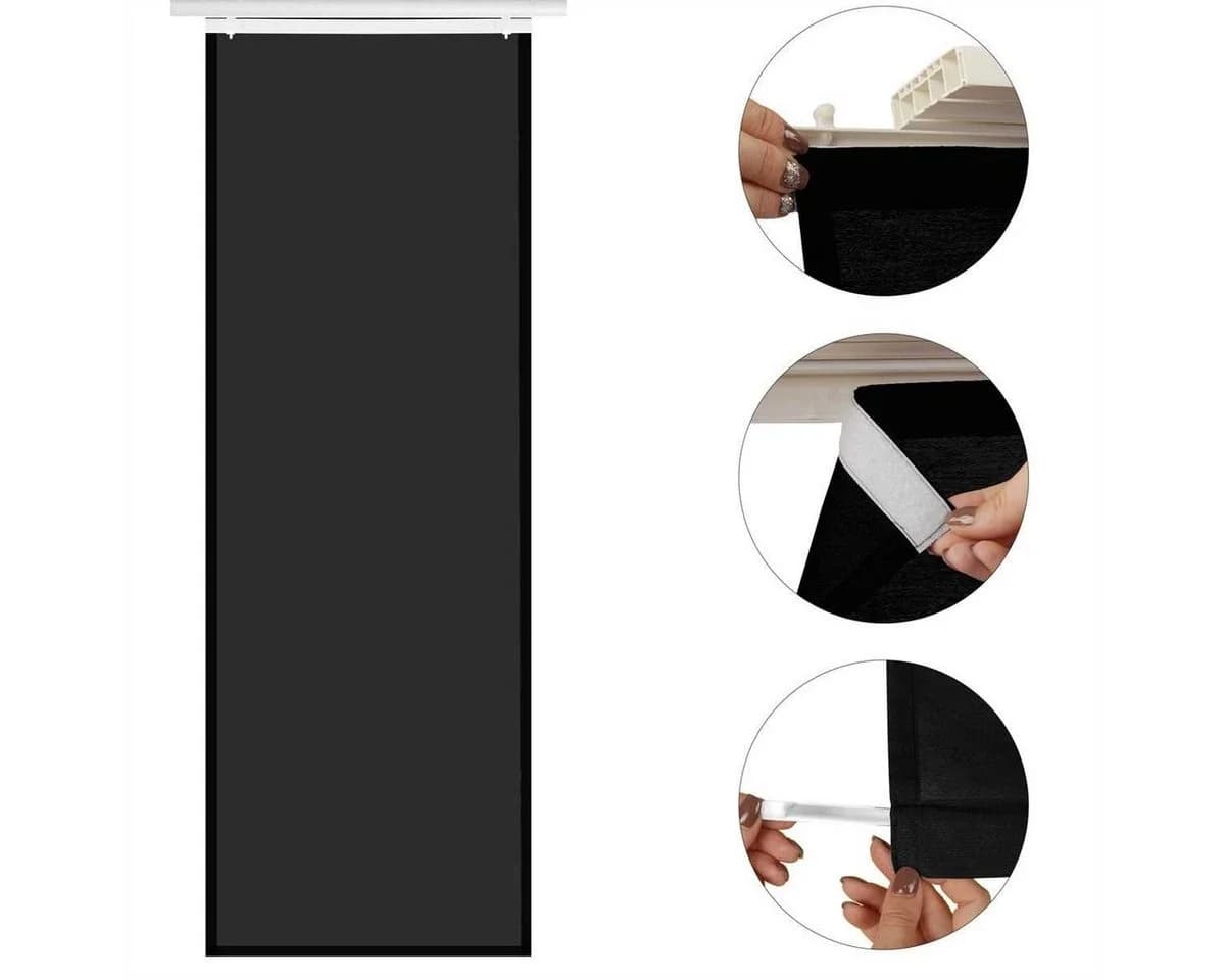 Arsvita Vorhang-Set 3-teilig Grün blickdicht Microfaser