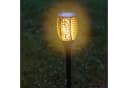 Bestlivings LED Solarleuchte Gartenfackel Schwarz Flammeneffekt Bild 4