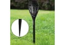 Bestlivings LED Solarleuchte Gartenfackel Schwarz Flammeneffekt Bild 5