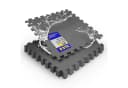 Bestlivings Bodenschutzmatte EVA Anthrazit mit Puzzlesystem Bild 2