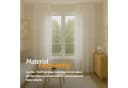 Bestlivings Gardine Ellen 2er Set Weiß Blickdicht Universalband Bild 1