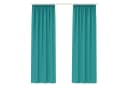 Bestlivings Gardine Ellen 2er Pack blickdicht Turquoise Satin-Optik Bild 2