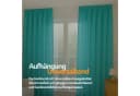 Bestlivings Gardine Ellen 2er Pack blickdicht Turquoise Satin-Optik Bild 3