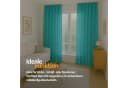Bestlivings Gardine Ellen 2er Pack blickdicht Turquoise Satin-Optik Bild 4