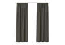Bestlivings Gardine Ellen 2er Set Grau Blickdicht Universalband Satin-Optik Bild 2