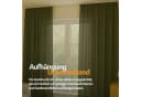 Bestlivings Gardine Ellen 2er Set Grau Blickdicht Universalband Satin-Optik Bild 3