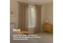 Bestlivings Gardine Ellen mit Schlaufen 2er-Set Blickdicht Polyester Einfarbig Modern Bild 4