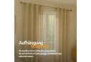 Bestlivings Gardine "Ellen" mit Schlaufen (2 St), blickdicht, Polyester, einfarbig, modern, waschbar bei 30°C Bild 3