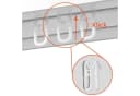 Bestgoodies Gardinengleiter Weiß 100-Stück für Aluminium- und Kunststoffschienen Bild 5