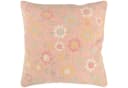 Bestlivings Kissenbezug Chiffa Rosa Blumen 45x45 cm Baumwolle Bild 2