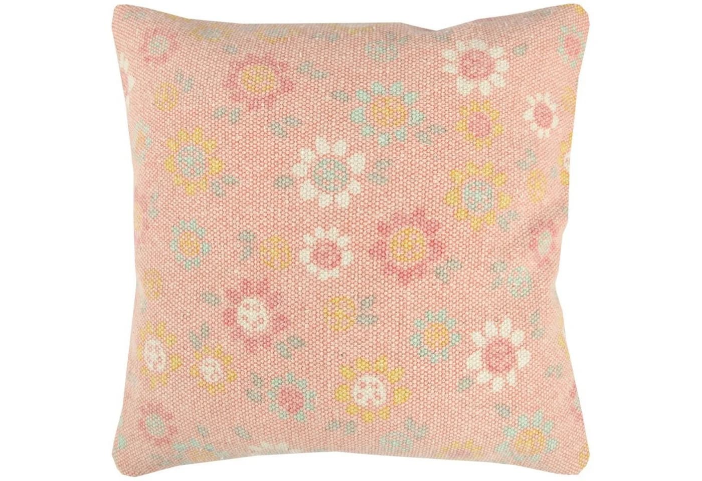 Bestlivings Kissenbezug Chiffa Rosa Blumen 45x45 cm Baumwolle - Bild 2