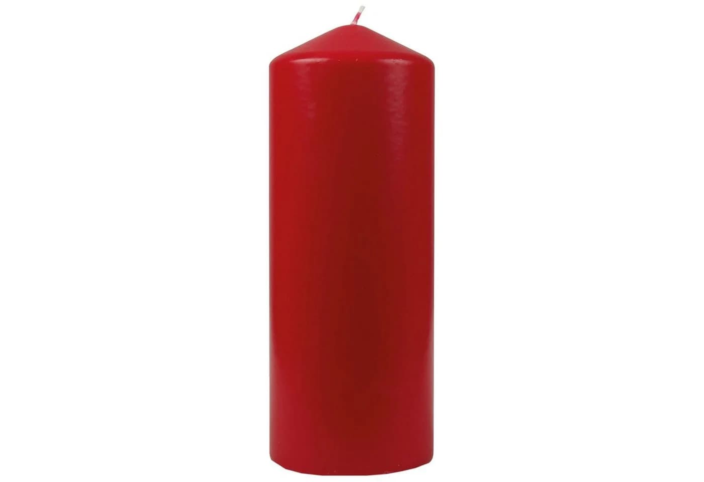 HS Candle Stumpenkerze Dekokerze 6-tlg. Rot Ø6cm x 17cm - Bild 1