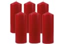 HS Candle Stumpenkerze Dekokerze 6-tlg. Rot Ø6cm x 17cm Bild 2