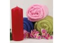 HS Candle Stumpenkerze Dekokerze 6-tlg. Rot Ø6cm x 17cm Bild 5