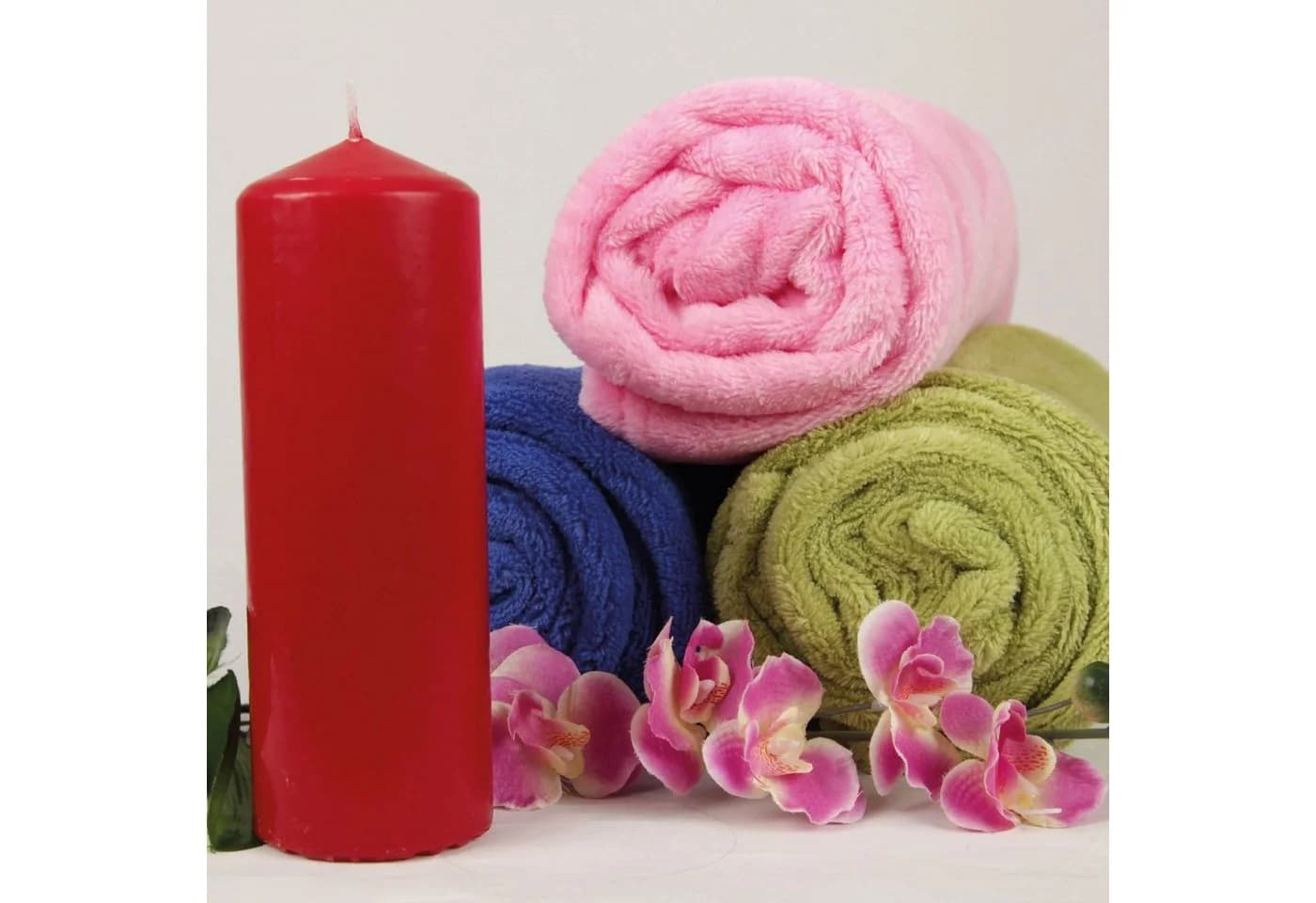 HS Candle Stumpenkerze Dekokerze 6-tlg. Rot Ø6cm x 17cm - Bild 5