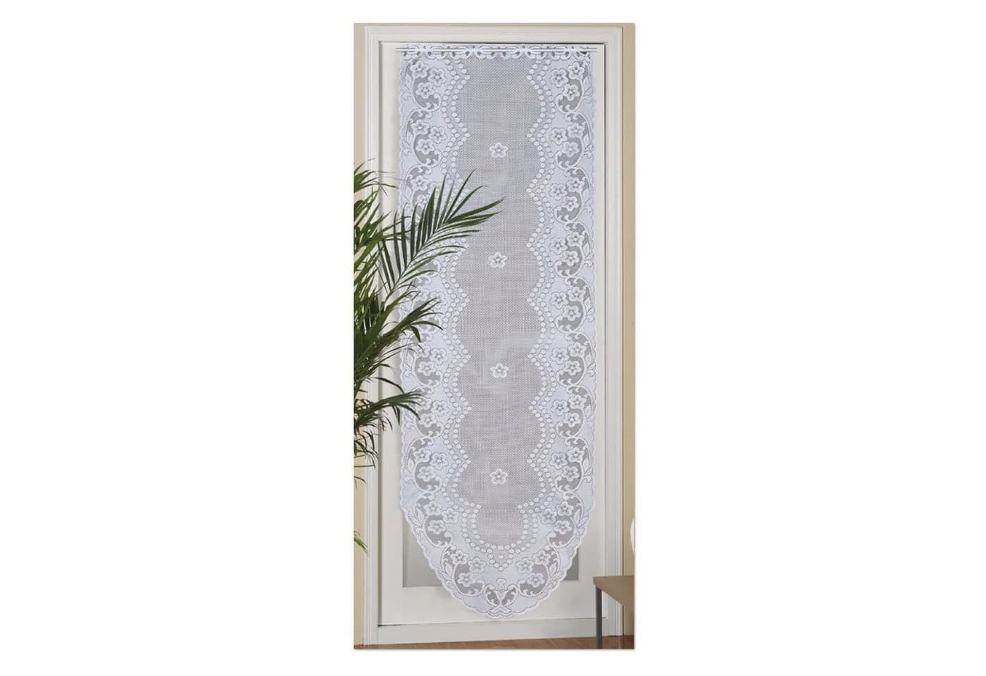 Arsvita Panneaux Blumen Mona Transparent mit Stickerei - Bild 2