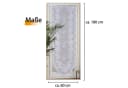 Arsvita Panneaux Blumen Mona Transparent mit Stickerei Bild 3