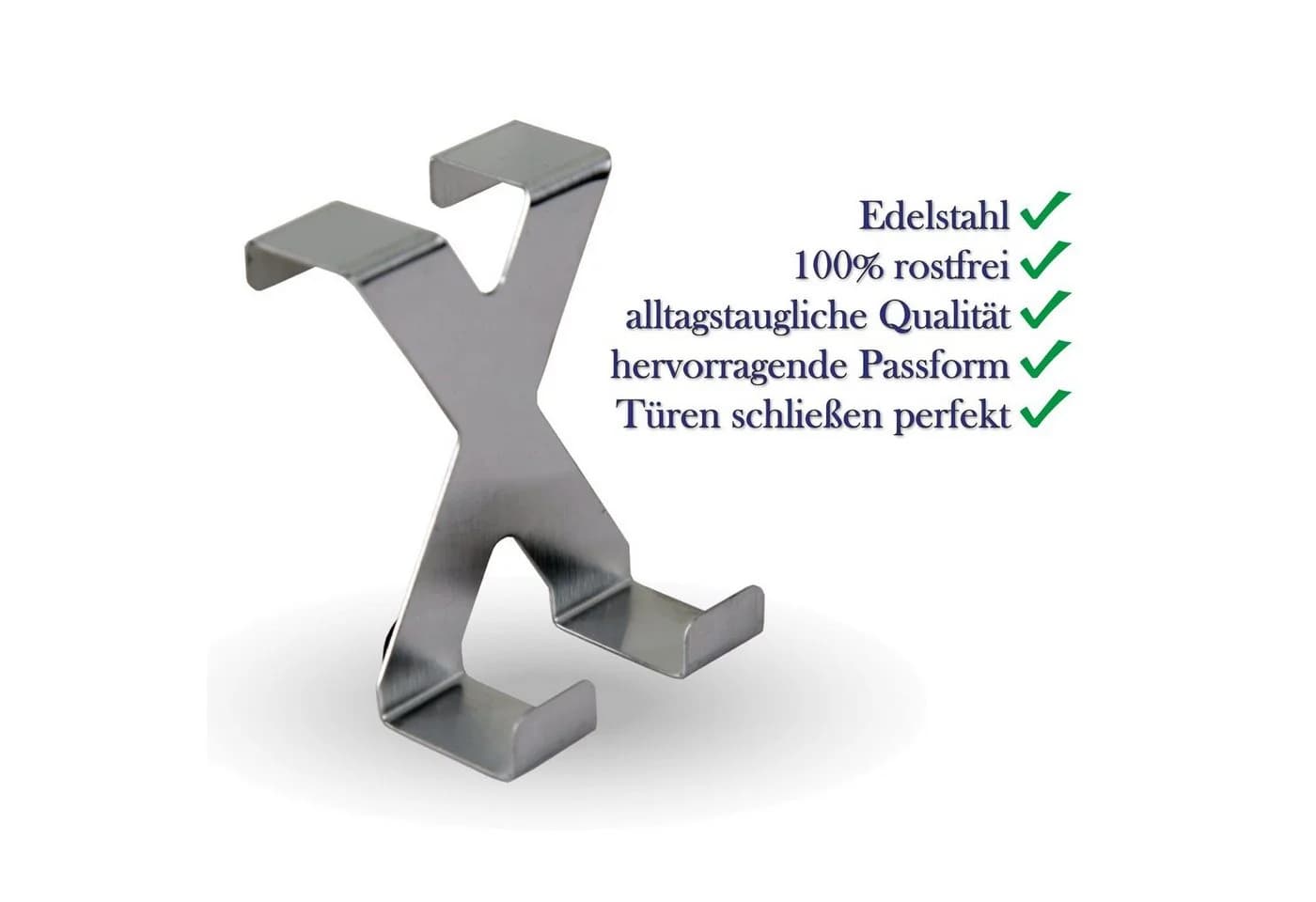 Bestlivings Türhaken Garderobenhaken Edelstahl - Bild 5