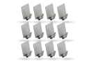 Bestlivings Wandhaken 12-tlg. Silber Edelstahl Selbstklebend Bild 2