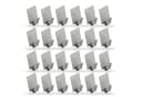 Bestlivings Wandhaken 24er Set Selbstklebend Edelstahl Silber Bild 2