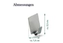 Bestlivings Wandhaken 24er Set Selbstklebend Edelstahl Silber Bild 4