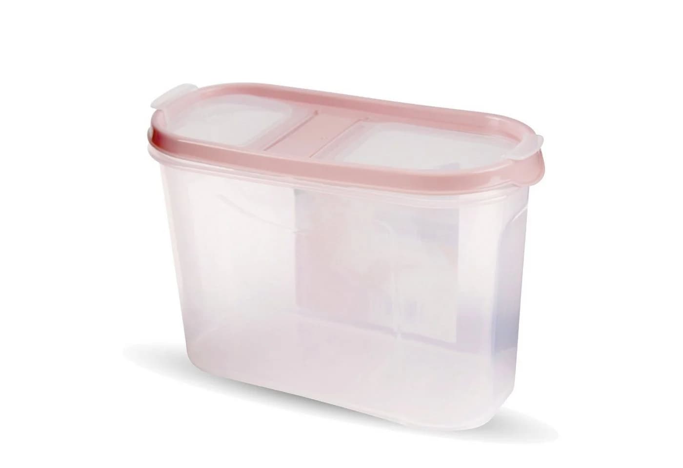 Bestlivings Vorratsdose Müslispender 3-tlg. Transparent Rosa
