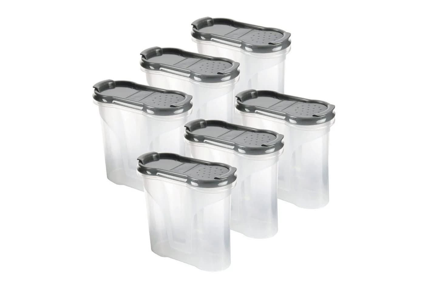 Bestlivings Gewürzbehälter 8-tlg. 300ml Kunststoff Transparent - Bild 2