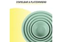 Pro Home Salatschüssel 5er Set Kunststoff Grün Stapelbar Mikrowellengeeignet Bild 4