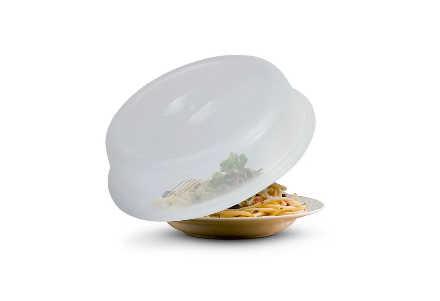 Pro Home Mikrowellenabdeckung Transparent Kunststoff Ø26cm - Bild 2