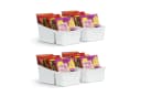 Pro Home Küchenorganizer-Set 4-tlg. Weiß 3 Fächer Kunststoff Bild 2