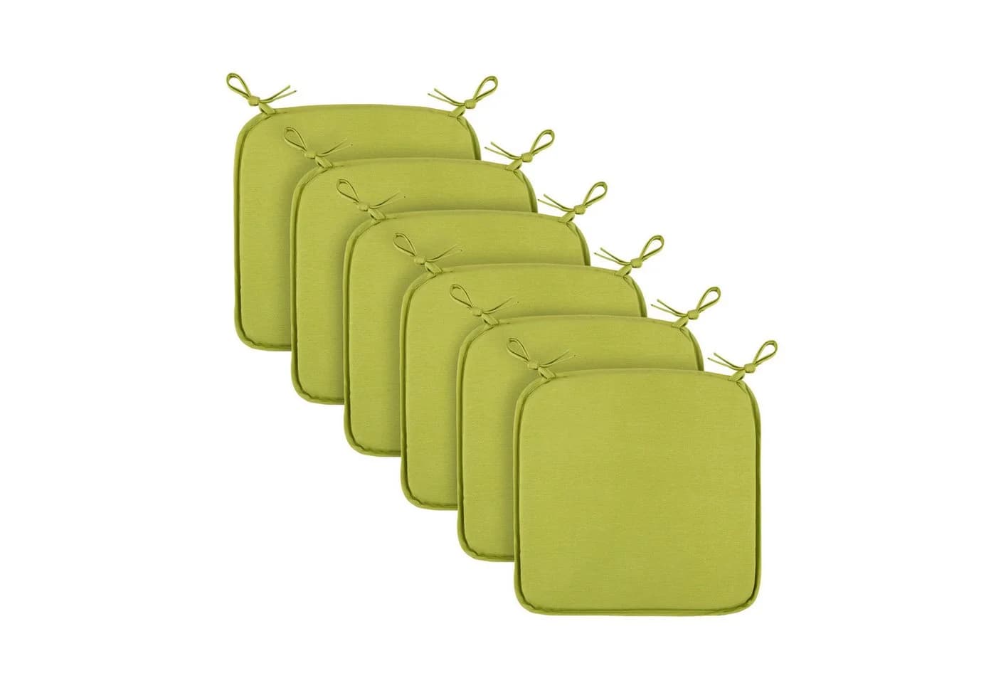 Bestlivings Stuhlkissen mit Haltebändern Canvas Grün Indoor Outdoor - Bild 2