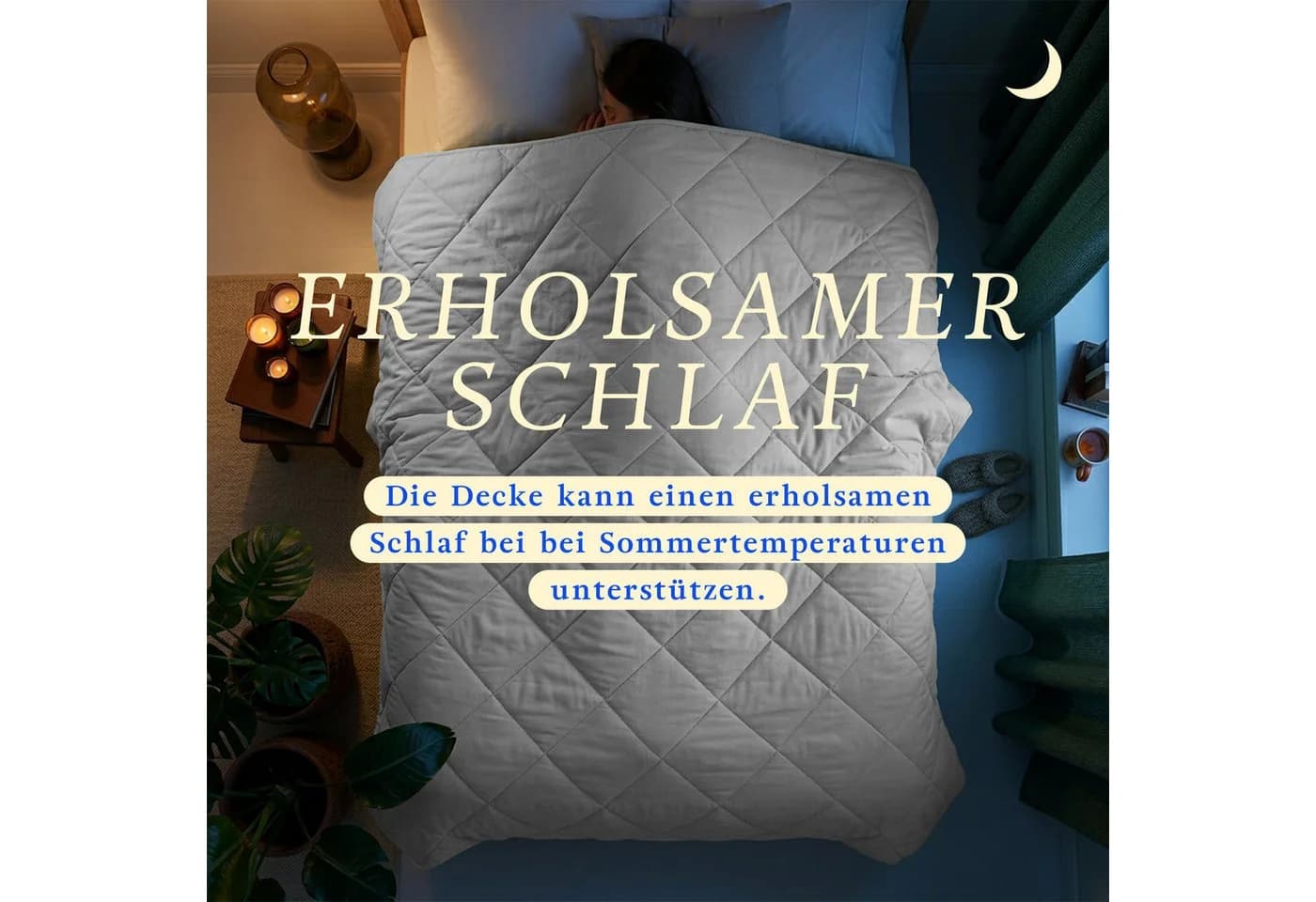 Bestlivings Sommerbettdecke Grau Microfaser Leicht & Waschbar - Bild 5