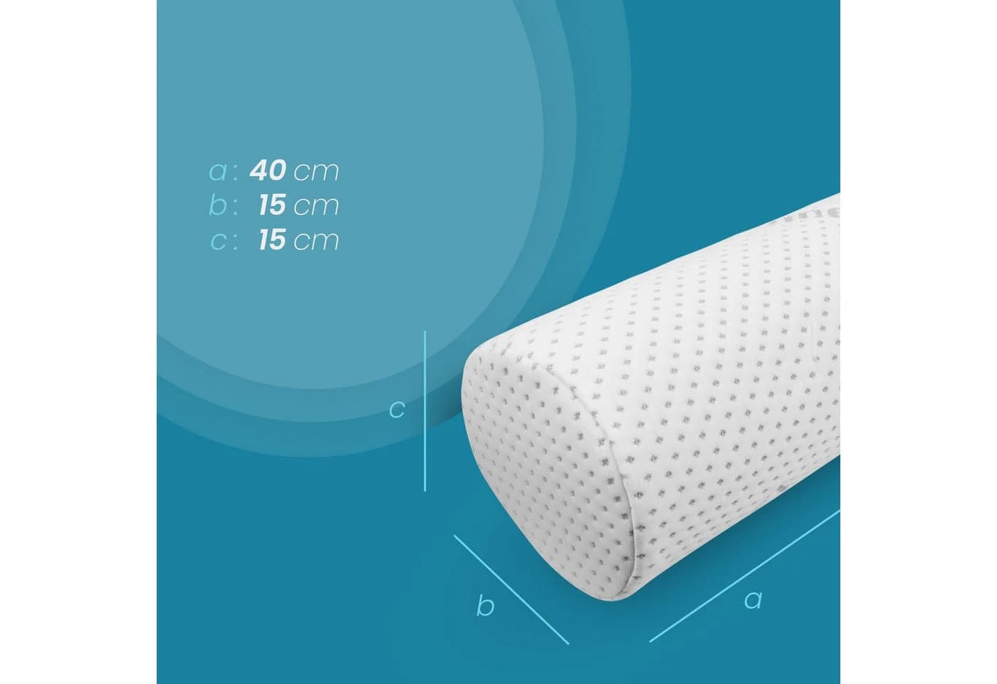 Bestlivings Nackenstützkissen Silver Protect Memory Foam Viscoelastisch - Bild 3