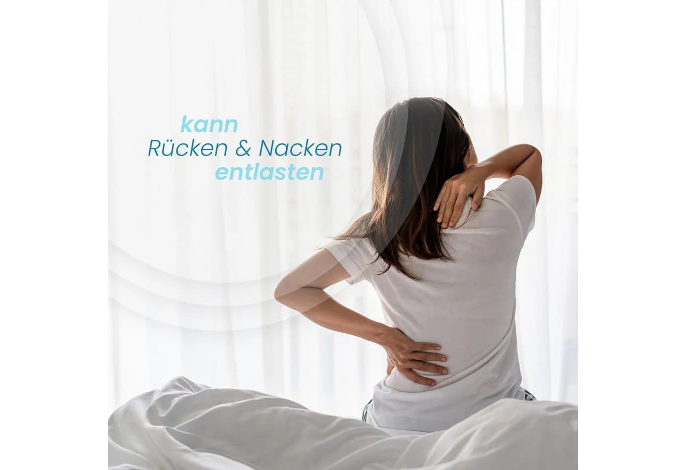 Bestlivings Nackenstützkissen Silver Protect Memory Foam Viscoelastisch - Bild 4