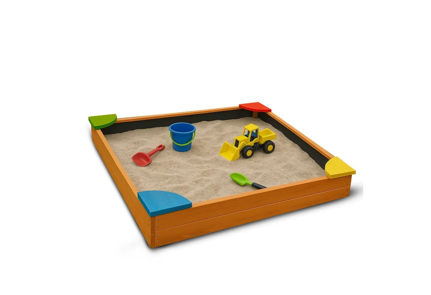 Bestlivings Sandkasten Tannenholz 4 Sitzecken - Bild 2