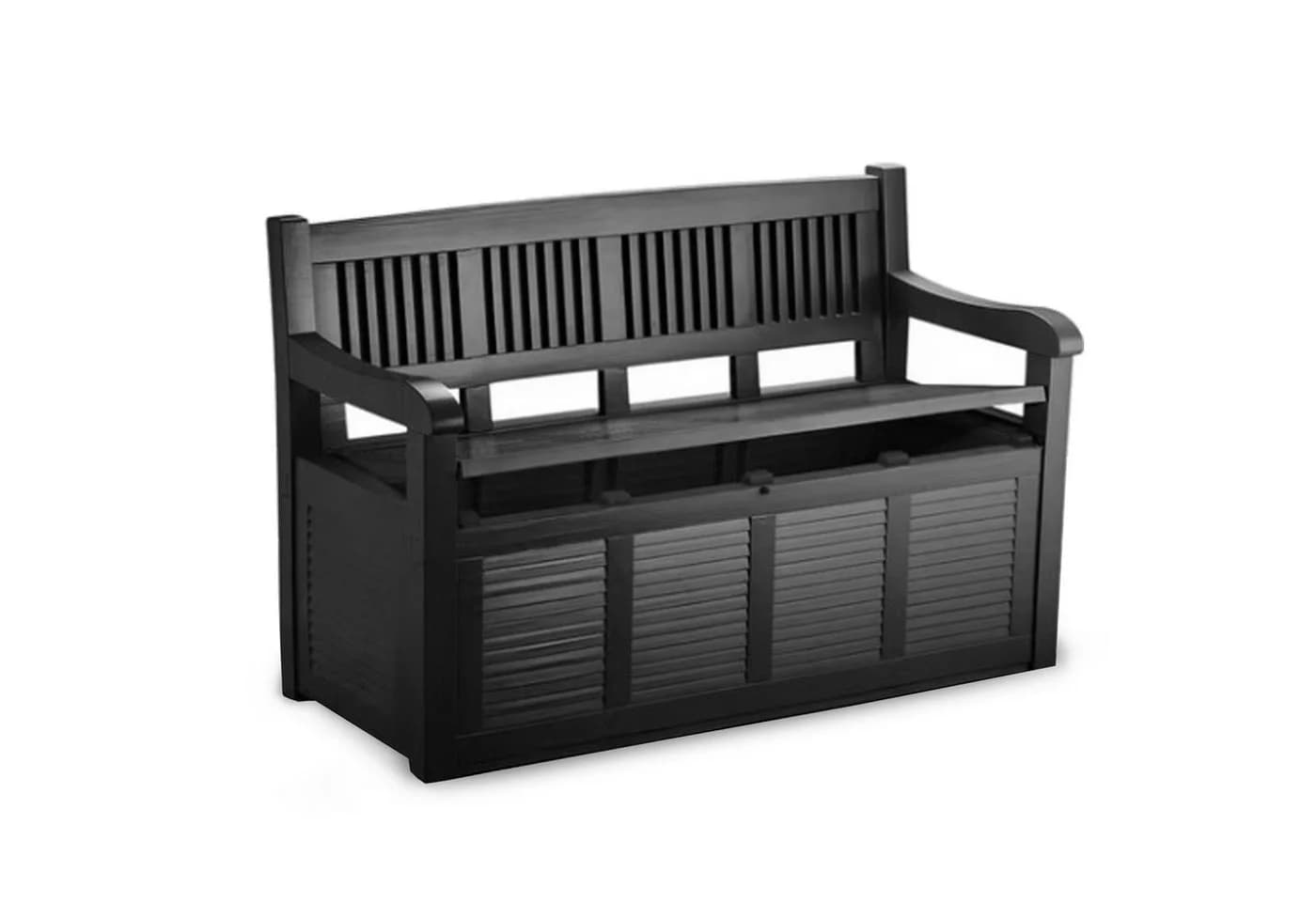 Bestlivings Gartenbank mit Stauraum 280L Kunststoff - Bild 2