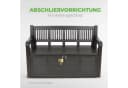Bestlivings Gartenbank mit Stauraum 280L Kunststoff Bild 4