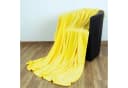 Bestlivings Wohndecke Celina Mikrofaser Gelb Flauschig Warm Waschen Bild 5